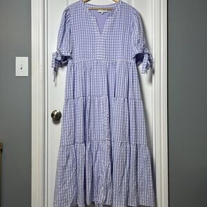 English Factory | Dresses | English Factory Embroidered Swiss Dot Maxi Dress  | Poshmark